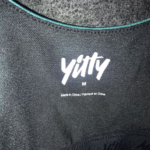 Yitty Sports Bra Headliner Shaping Midi Bralette Green Black Medium Deep Sea Liz - Picture 2 of 10
